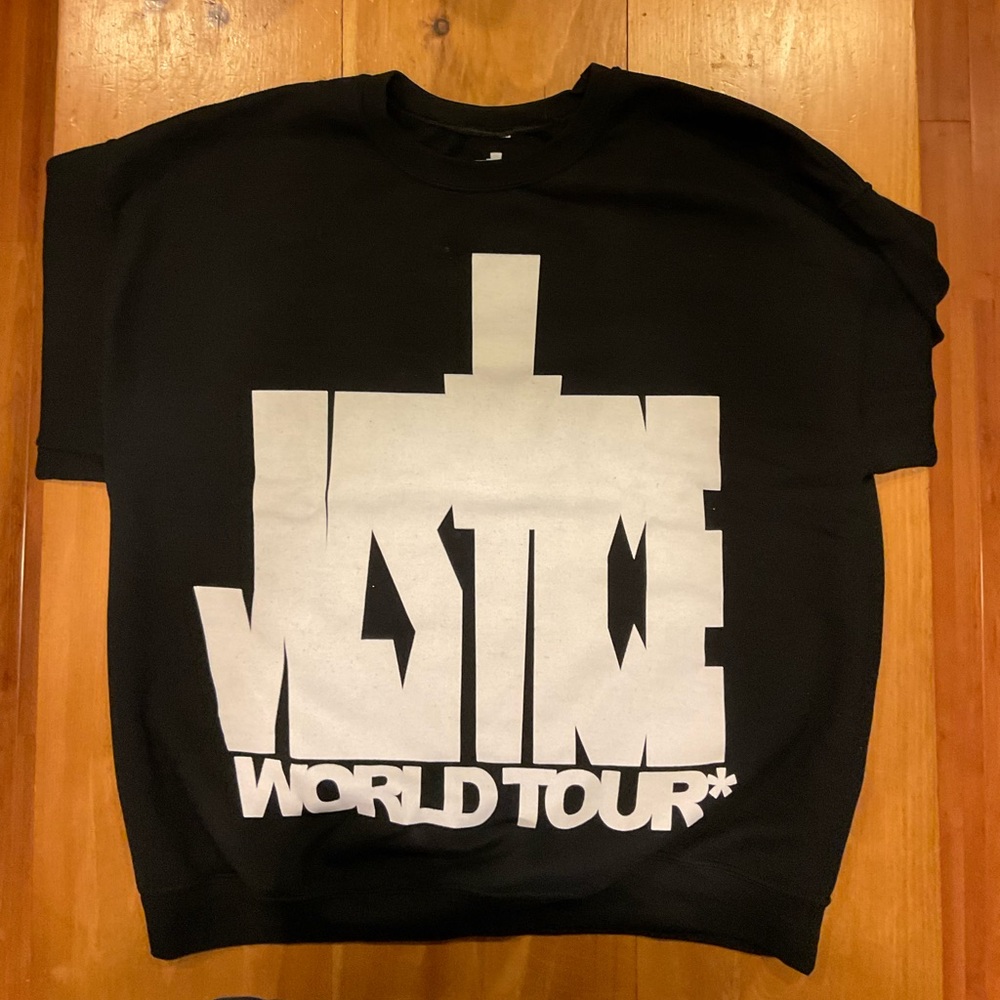 Justin Bieber official Justice World Tour Merch- Oversized sweatshirt